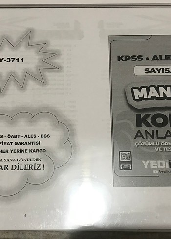 FOTOKOPİ KPSS TEST KİTABI - Görsel 3