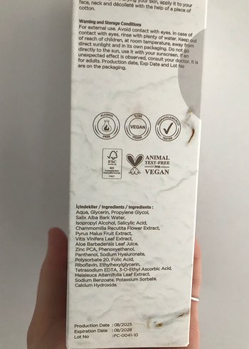 Pure Choice Anti-Akne Gözenek Sıkılaştırıcı Tonik 200 ml - Görsel 2