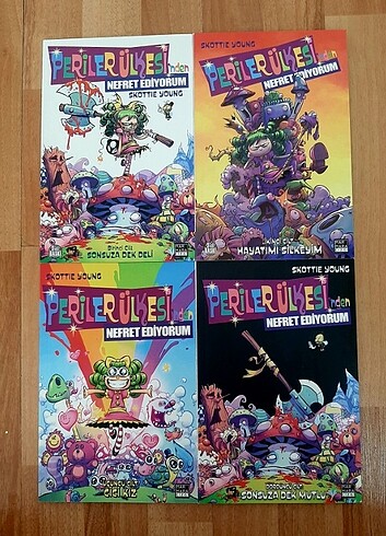 Periler Ülkesinden Nefret Ediyorum 1-4 Set Çizgi Roman 