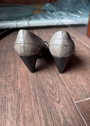 ELLE Deri Topuklu Ayakkabı - Görsel 4