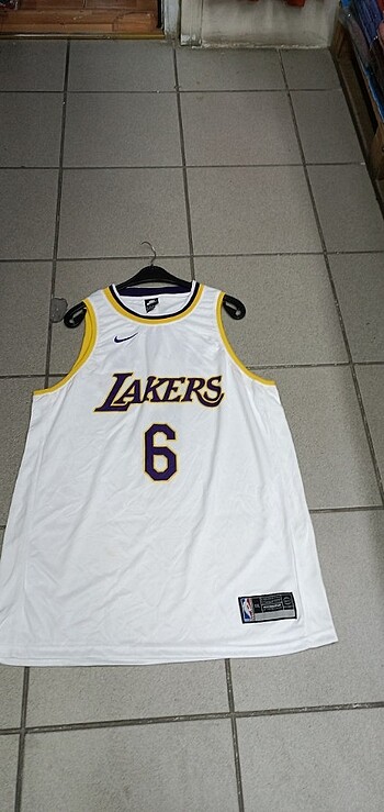 Lakers James basketbol forması 