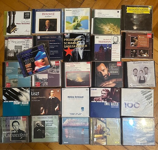 55 Adet Klasik Müzik CDsi (orjinal)