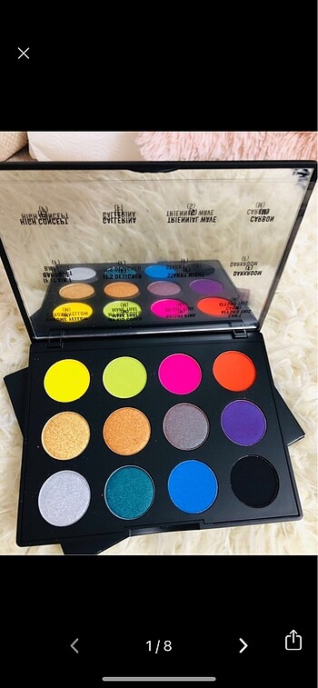 MAC RENKLİ FAR PALETİ SIFIR AMBALAJLI