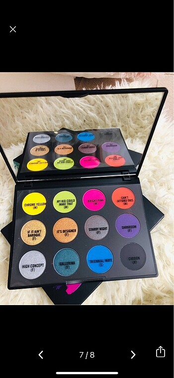 MAC MAC RENKLİ FAR PALETİ SIFIR AMBALAJLI