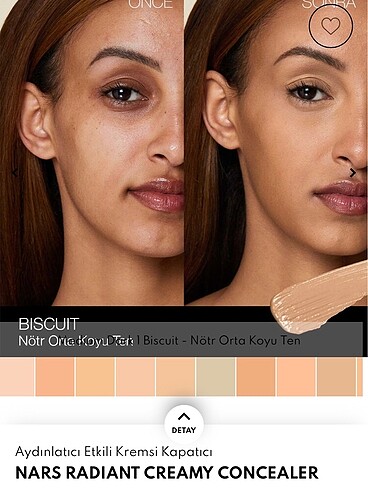  Beden NARS CONCEALER GÜNEŞ LEKESİ DAHİ KAPATIR