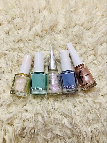 FLORMAR RENKLİ SIFIR AYARINDA OJE 5?li