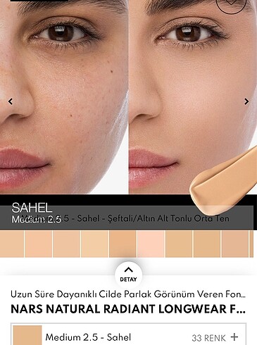 Nars NARS FONDÖTEN YÜKSEK KAPATICI