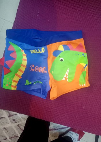 Renkli Dinozor Baskılı Erkek Mayo kombin - Görsel 5