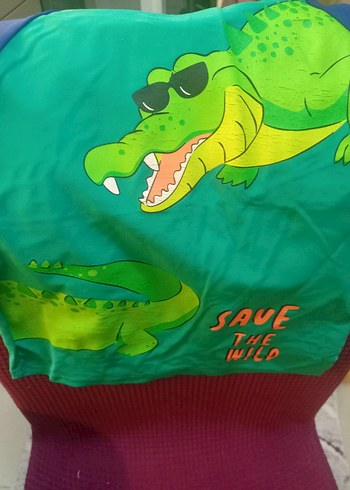 Renkli Dinozor Baskılı Erkek Mayo kombin - Görsel 6