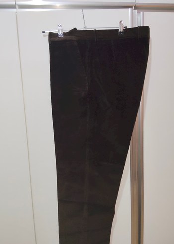 ACI KAHVERENGI OZEL DIKIM KADIFE Erkek Pantolon - Görsel 8