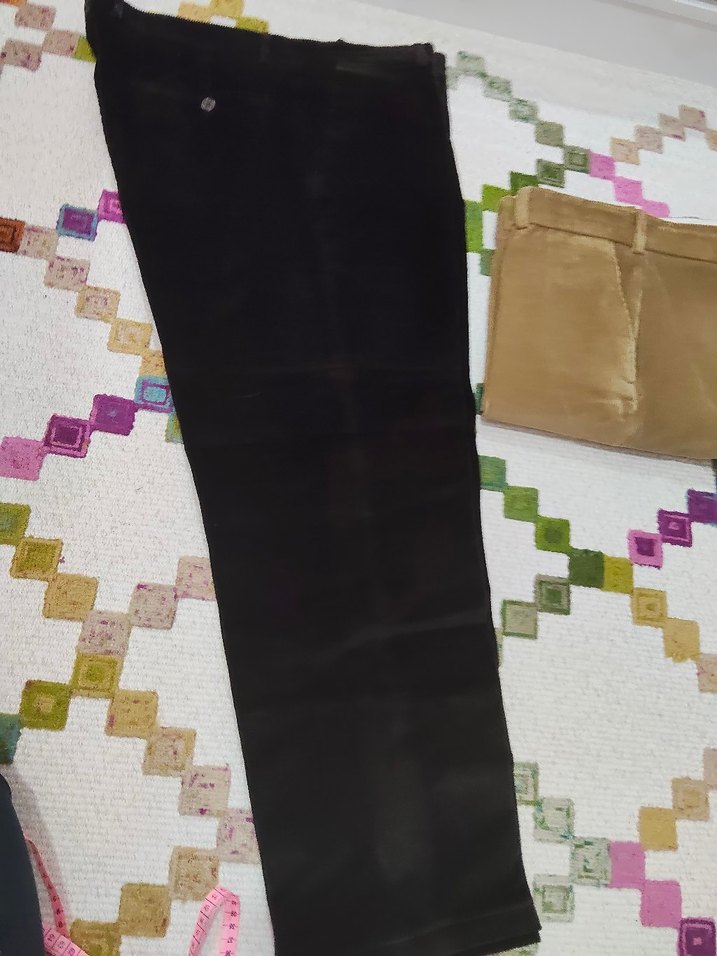 ACI KAHVERENGI OZEL DIKIM KADIFE Erkek Pantolon - Görsel 2