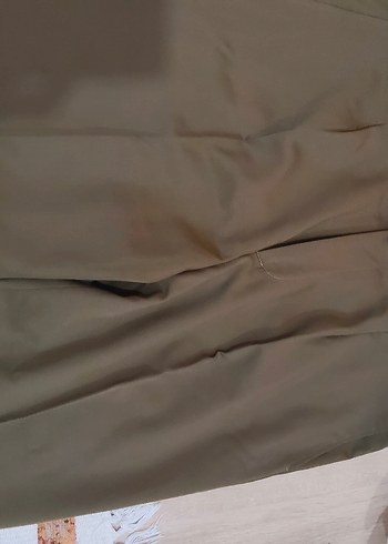 Düğmeli Haki Erkek Ofis Pantolonu - Görsel 5