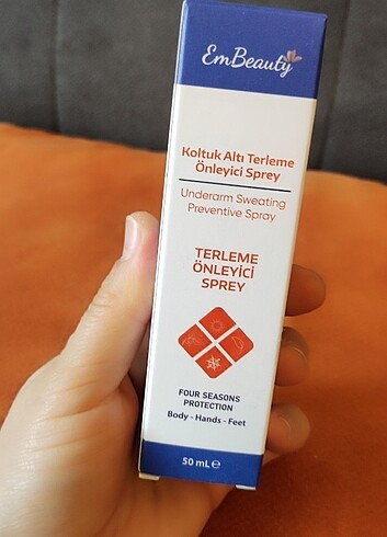 Terleme önleyici sprey