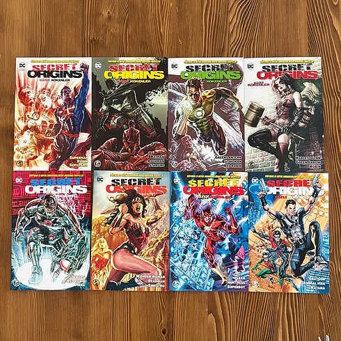 SECRET ORIGINS GİZLİ KÖKENLER (8 Sayı)