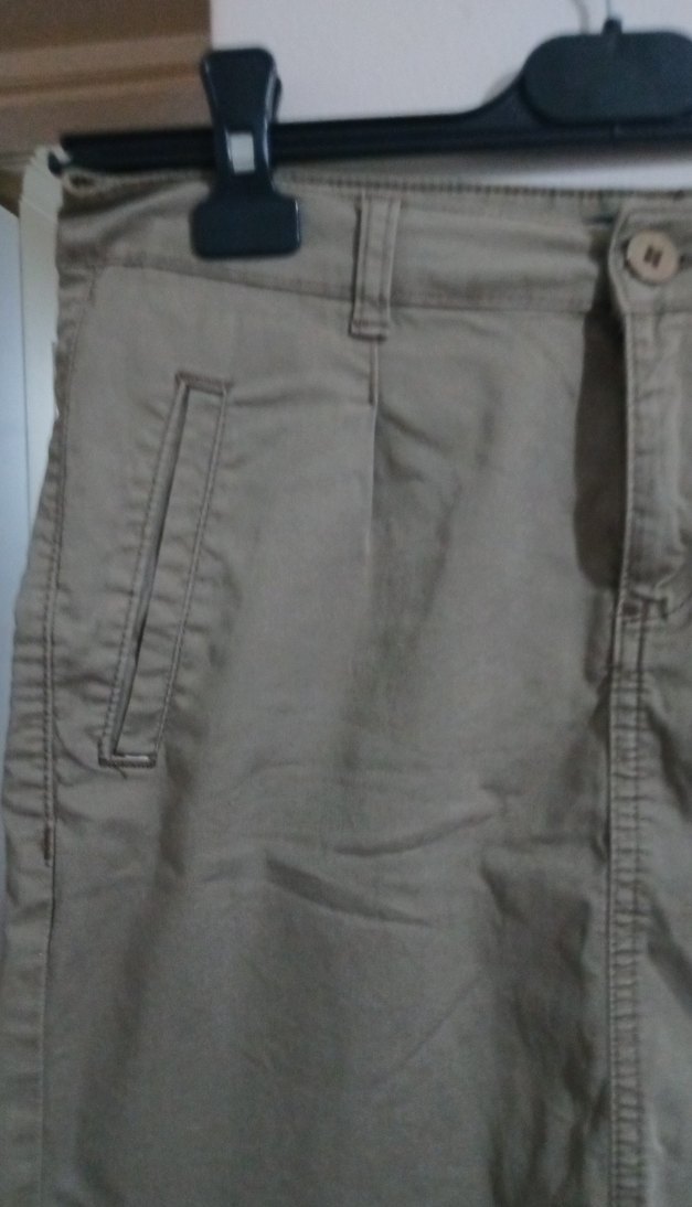 VENA Bej Mini Etek Rahat Kesim - Görsel 2