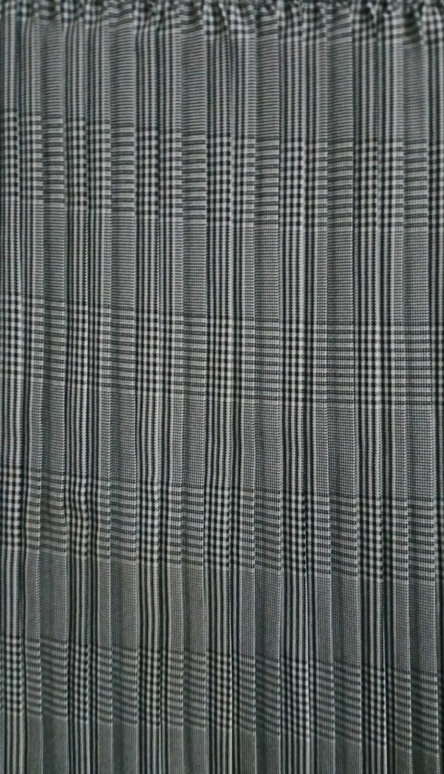 Gri Pilili Midi Etek - Görsel 2