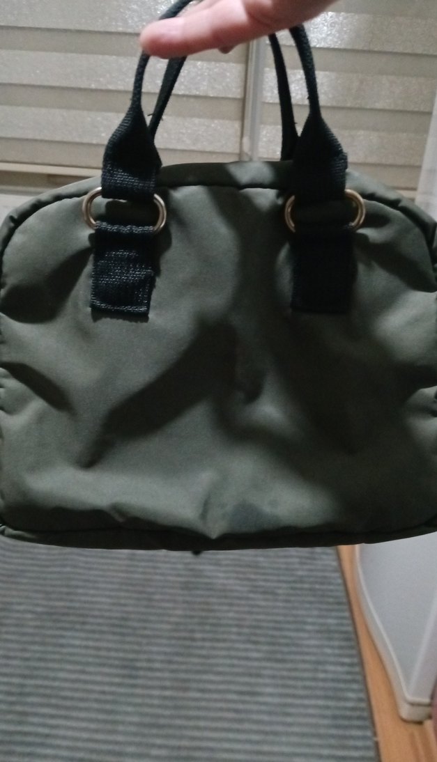 Koyu Yeşil Fermuarlı Kadın Çantası - Görsel 3