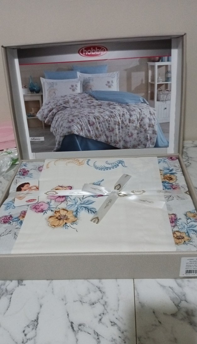 Hobby Pastel Renkli Çiçek Desenli nevresim seti - Görsel 2