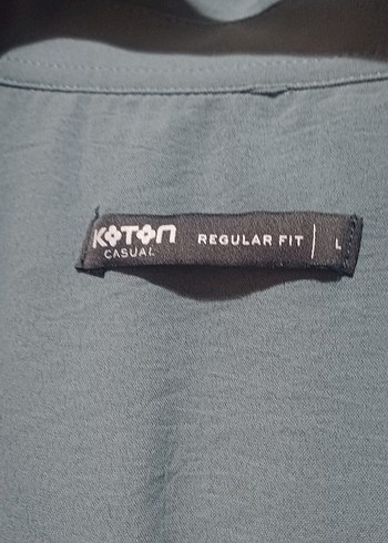 Gri turkuaz Yaka Düğmeli Erkek Kısa Kollu Gömlek - Görsel 2