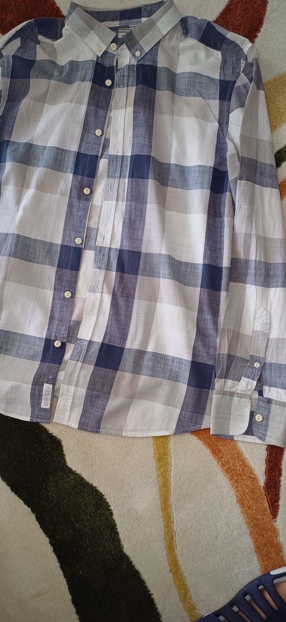 kareli slim fit gömlek deformesi yok. - Görsel 2