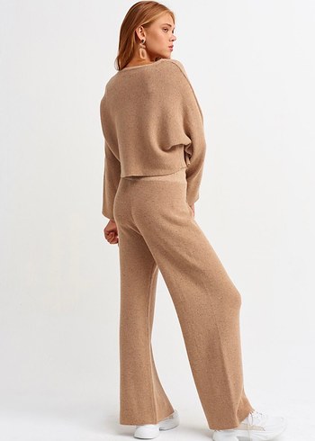 Bej ikili triko takım - Görsel 3