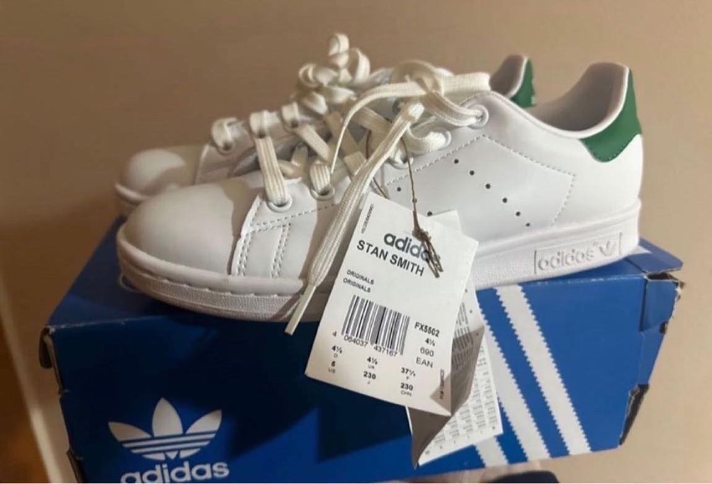 Beyaz Adidas Stan Smith Kadın Spor Ayakkabı - Görsel 2