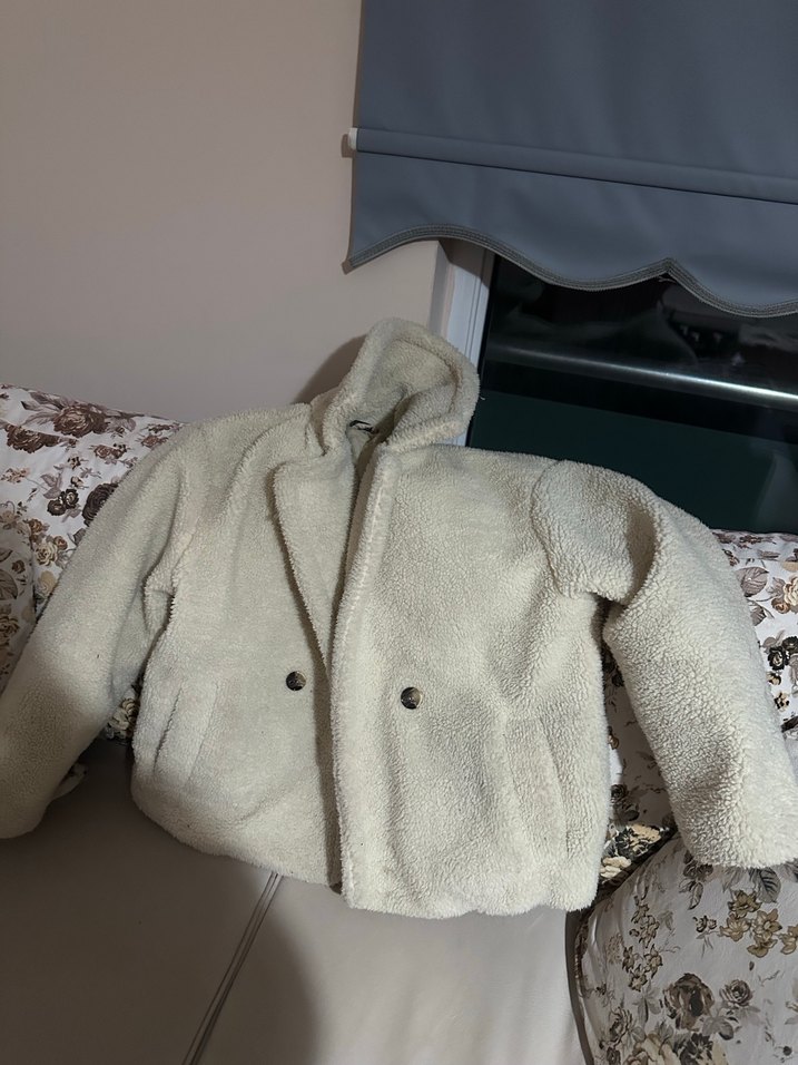 Krem rengi teddy kaban - Görsel 2