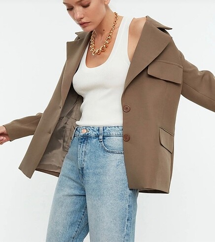 Diğer Vizon blazer ceket