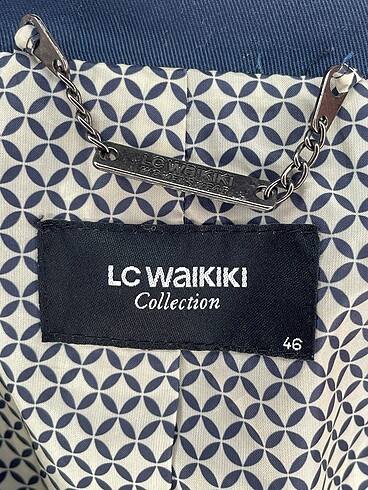 46 Beden lacivert Renk LC Waikiki Trenchcoat %70 İndirimli.