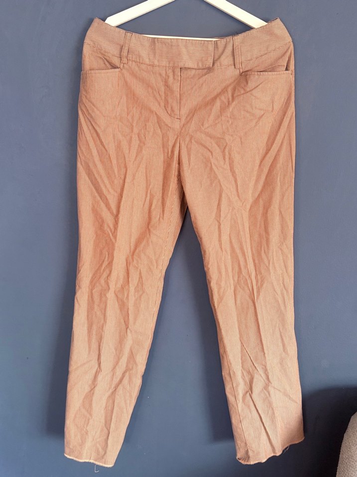 Bej Keten Kadın Blazer Ceket - Görsel 5