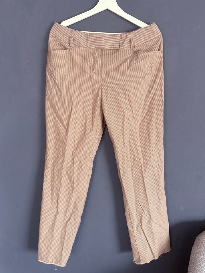 Bej Keten Kadın Blazer Ceket - Görsel 2