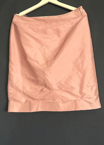 Kadın Bej İpek Görünümlü Midi Takım - Görsel 10