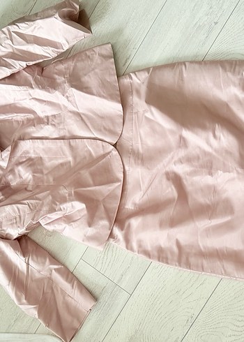 Kadın Bej İpek Görünümlü Midi Takım - Görsel 6