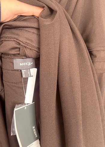 Bej Drapeli Uzun Bohem Elbise - Görsel 4