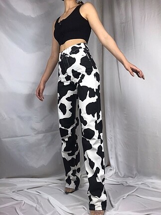 İnek cow desen pantolon