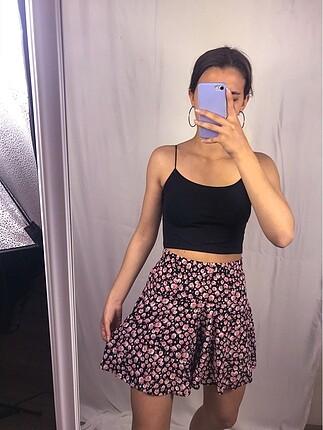 s Beden beyaz Renk Crop üst