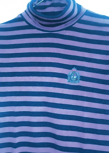 40 beden pamuklu likralı Polo Tişört - Görsel 3