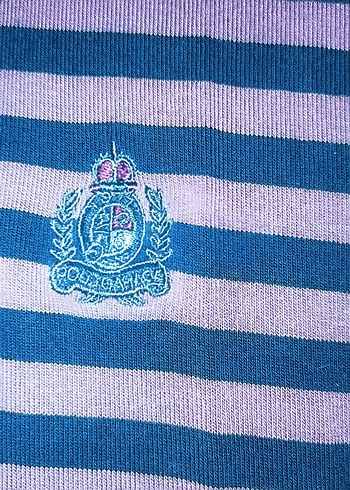 40 beden pamuklu likralı Polo Tişört - Görsel 4