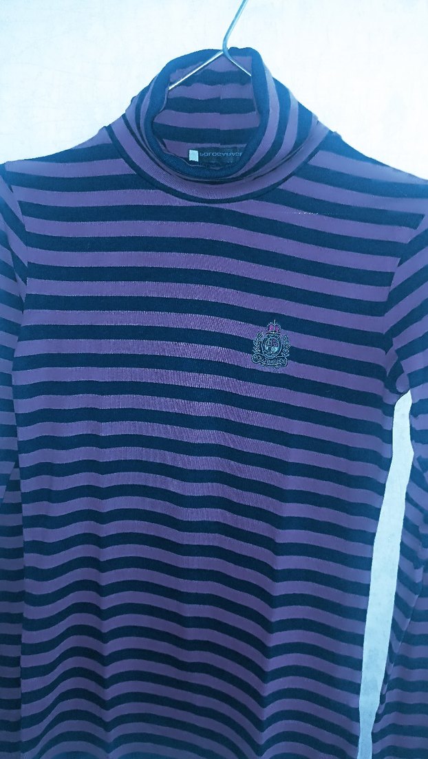 40 beden pamuklu likralı Polo Tişört - Görsel 2