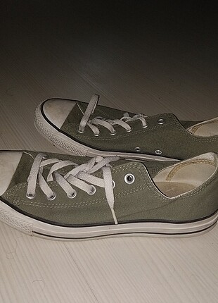 Orijinal Converse koyu yeşil ayakkabı