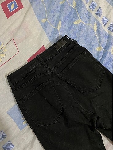 xs Beden siyah Renk Mavi Siyah Pantolon