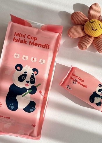 Pastel Renkli Mini Cep Mendil Seti - Görsel 8