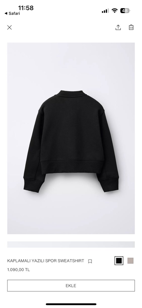 Çocuk hırka sweatshirt - Görsel 3