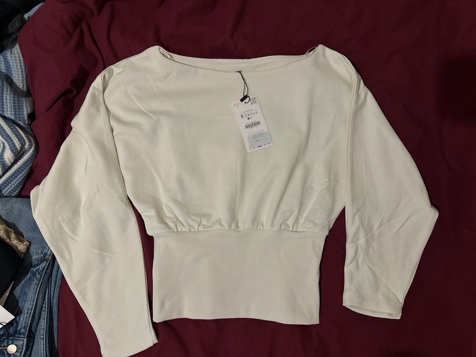 Asimetrik Kadın sweat - Görsel 3