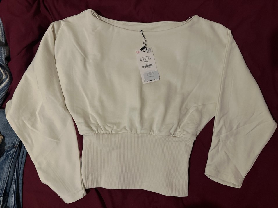 Asimetrik Kadın sweat - Görsel 4