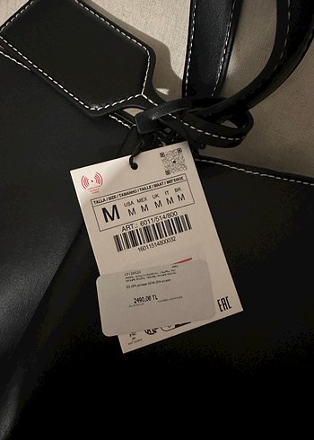 Siyah Deri Minimalist Kadın Çanta - Görsel 5