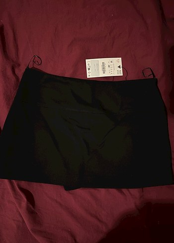 Siyah Mini Kadın Etek - Görsel 3