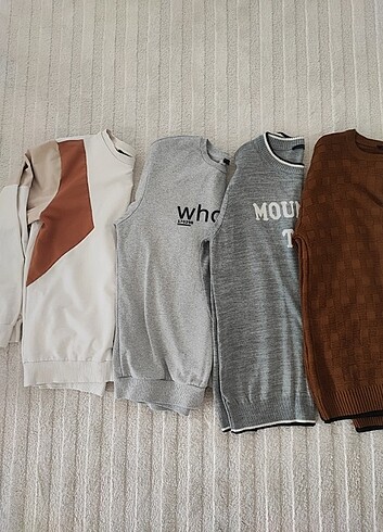 4 Adet M Beden Sweatshirt 