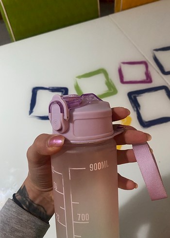 Pastel Renkli Mor ikili suluk seti - Görsel 5