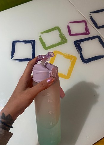 Pastel Renkli Mor ikili suluk seti - Görsel 6